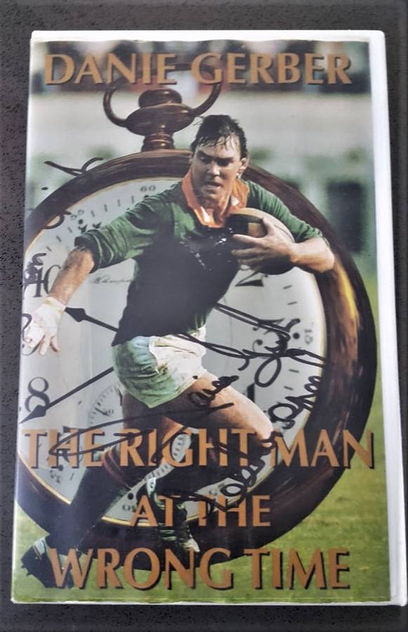 Danie Gerber - The Right Man at the Wrong Time - Rugby VHS Tape