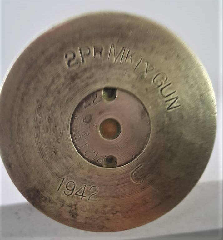 1942 WW2 2PR MK IX Gun Shell