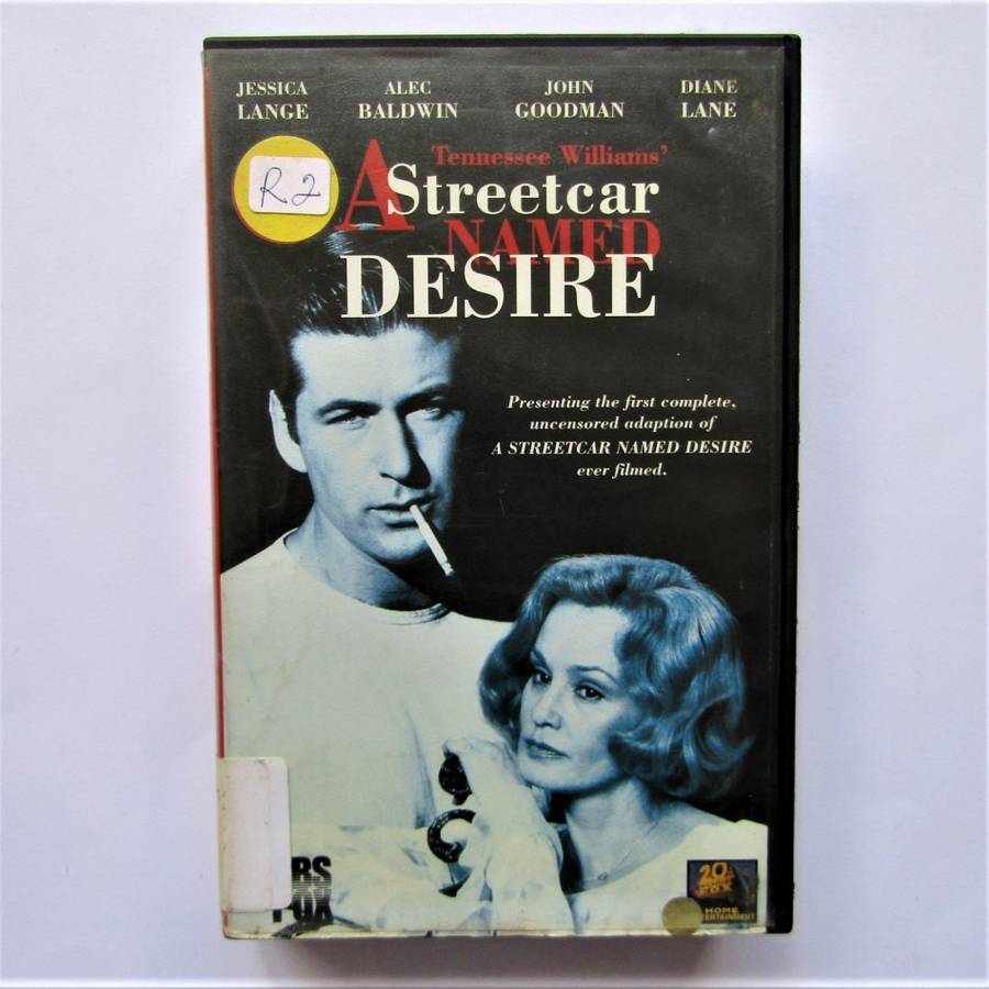 A Streetcar Named Desire - Alec Baldwin - VHS Video Tape (1996)
