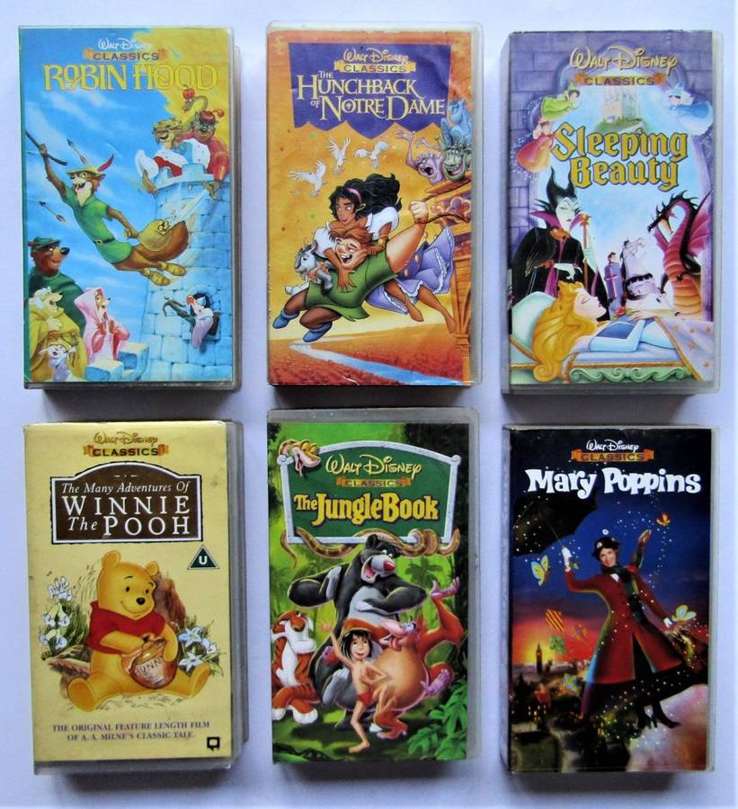 Walt Disney Classics - VHS Video Tape Collection