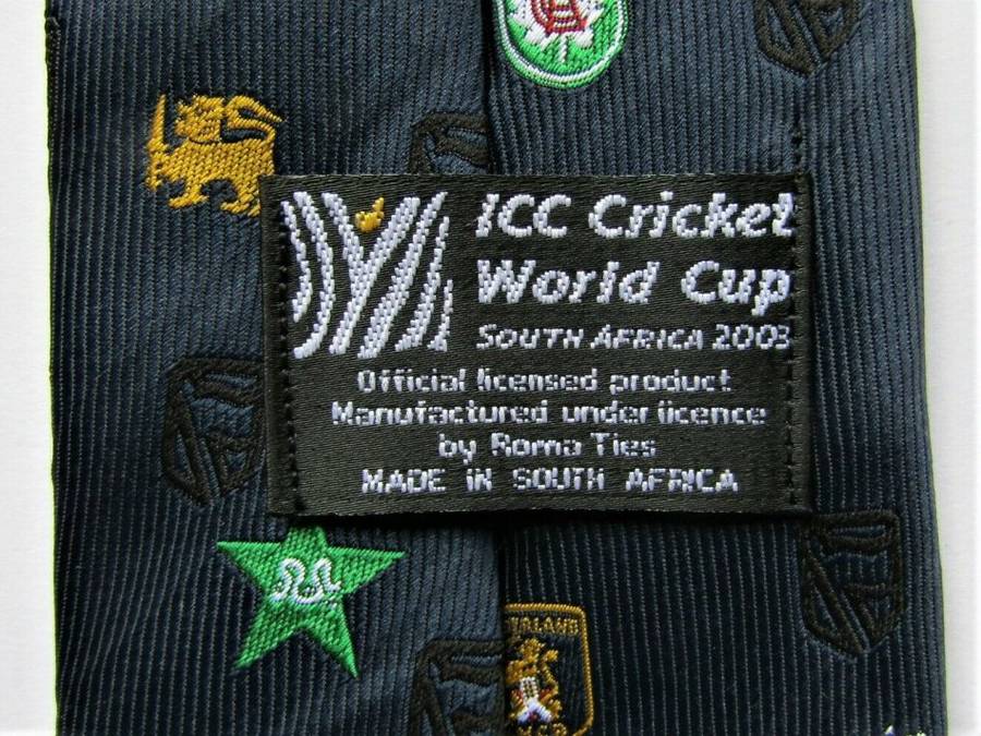 2003 South Africa ICC Cricket World Cup Neck Tie