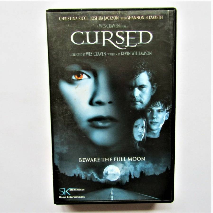 Cursed - Wes Craven - Horror VHS Tape (2005)