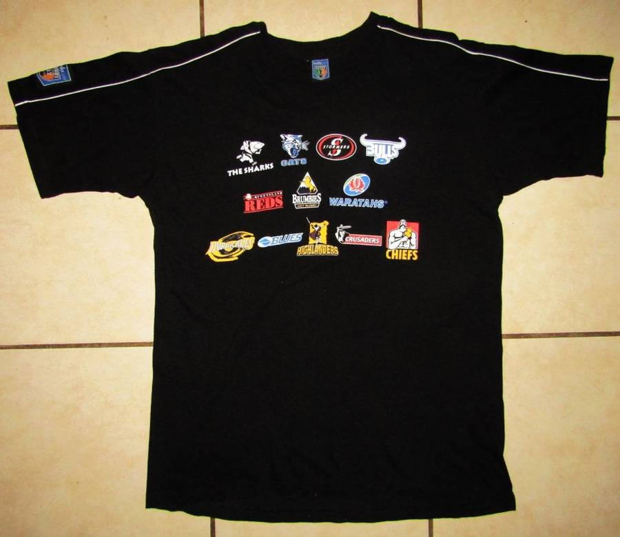All the Teams of Super 12 Rugby Shirt