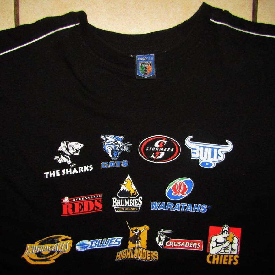 All the Teams of Super 12 Rugby Shirt