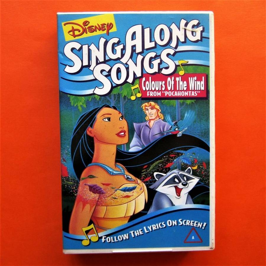 Sing Along Songs - Colours of the Wind - Disney VHS Tape (1995)