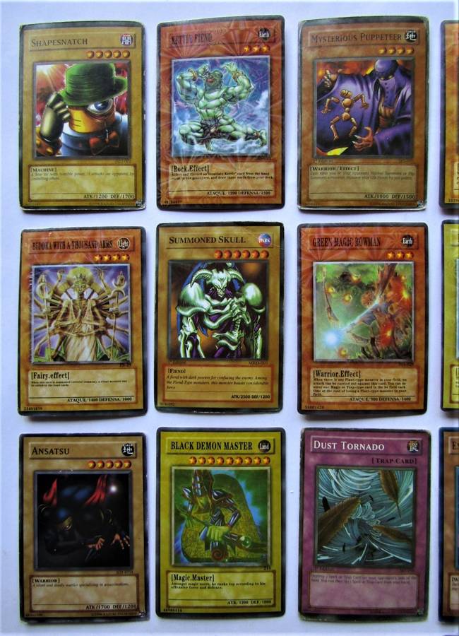 30 Old Yu-Gi-Oh! Trading Cards