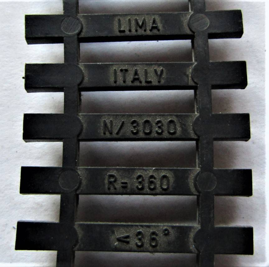 Lot of 9 Lima Italy Train Tracks