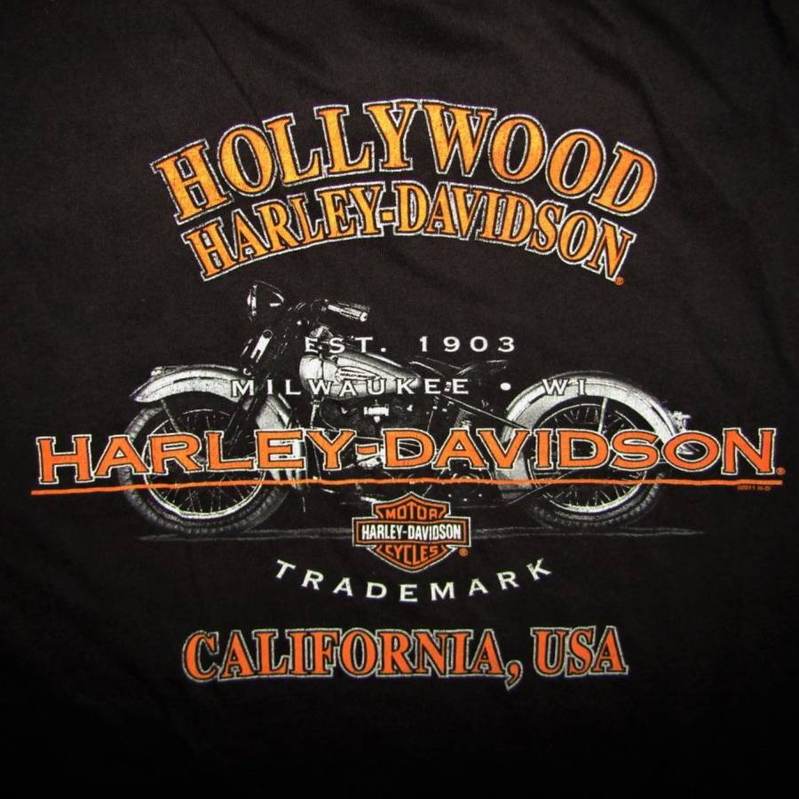 Genuine Harley Davidson Motorcycles Black T-Shirt