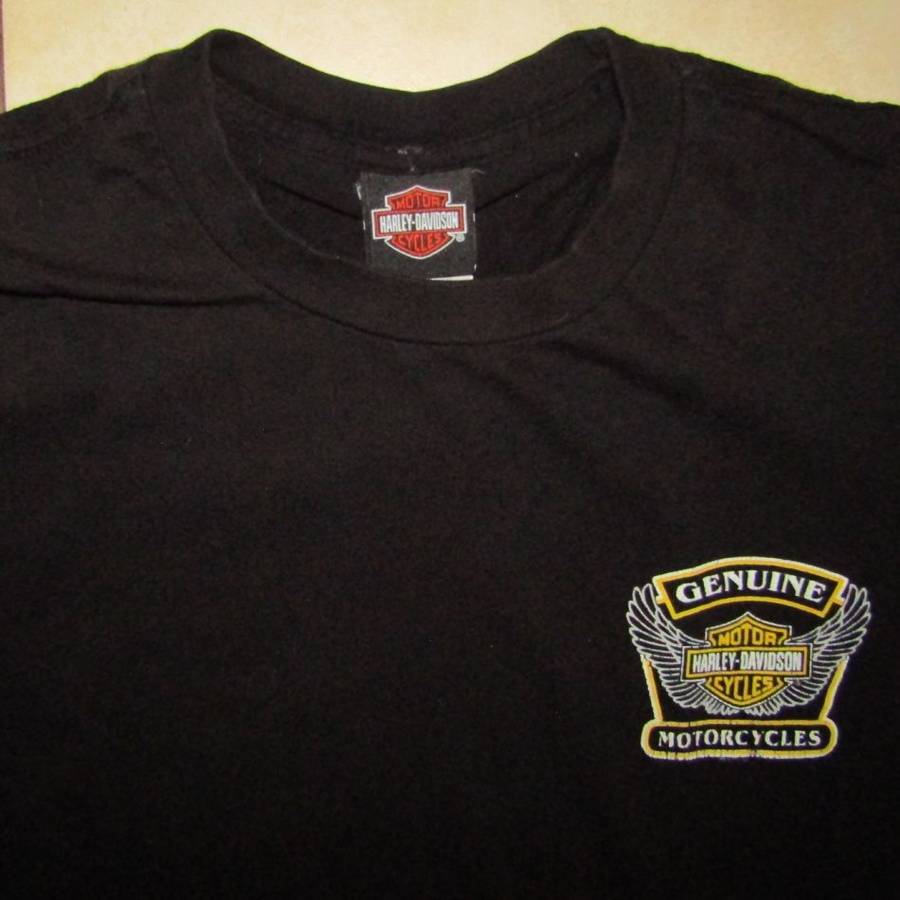 Genuine Harley Davidson Motorcycles Black T-Shirt