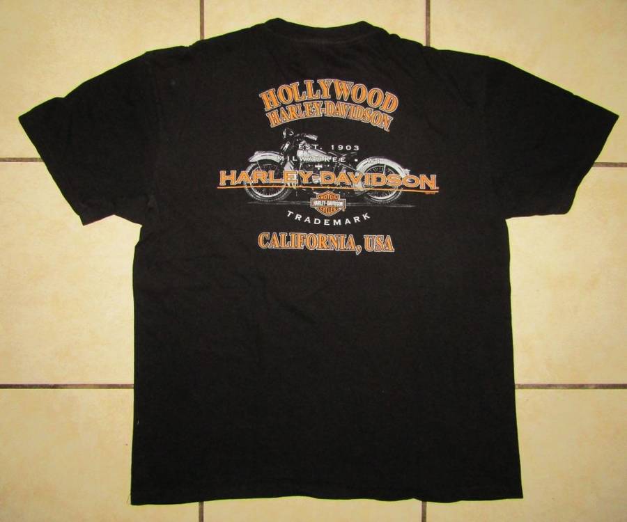 Genuine Harley Davidson Motorcycles Black T-Shirt