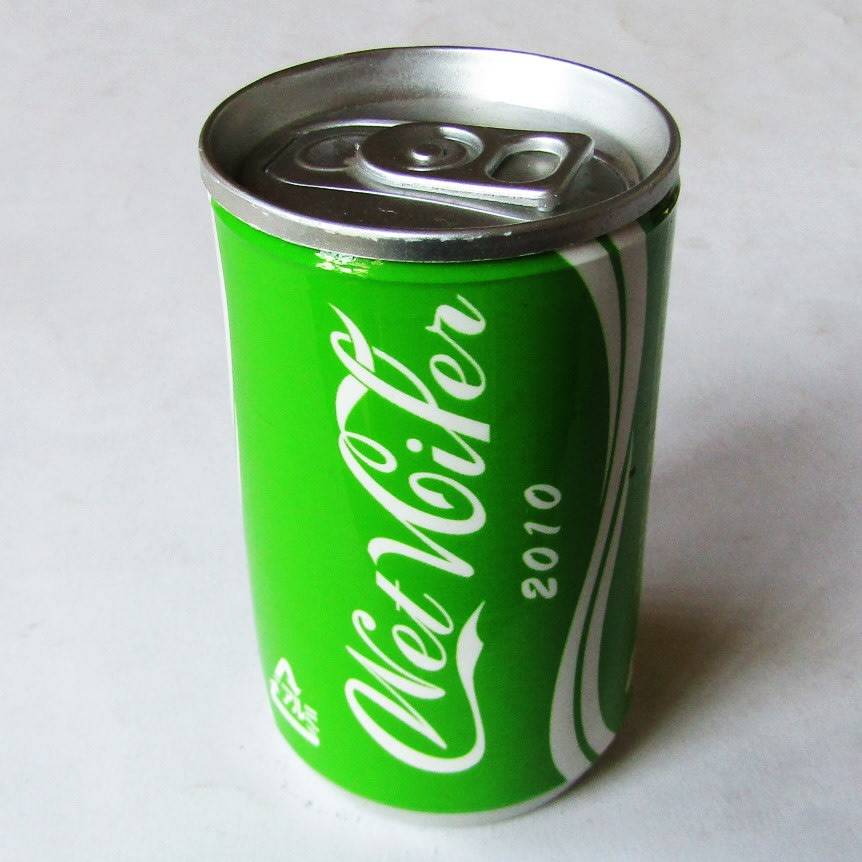 2010 Unopened Green Miniature Can