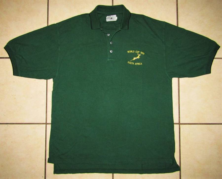 1999 World Cup Springbok Rugby Shirt