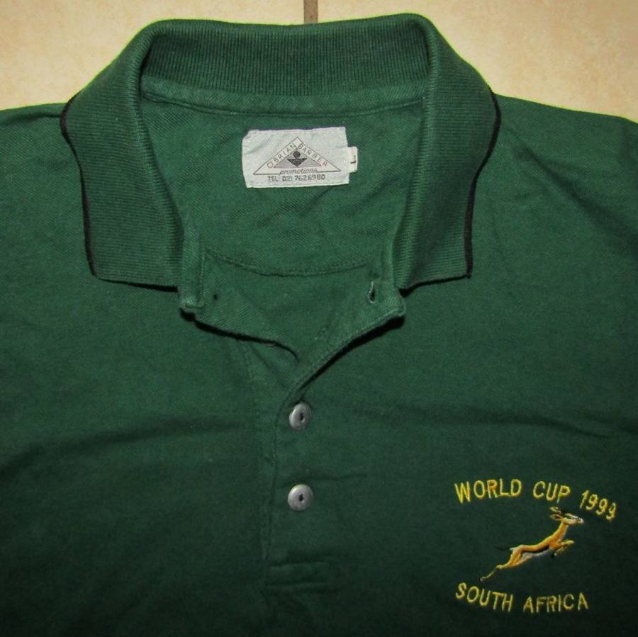 1999 World Cup Springbok Rugby Shirt