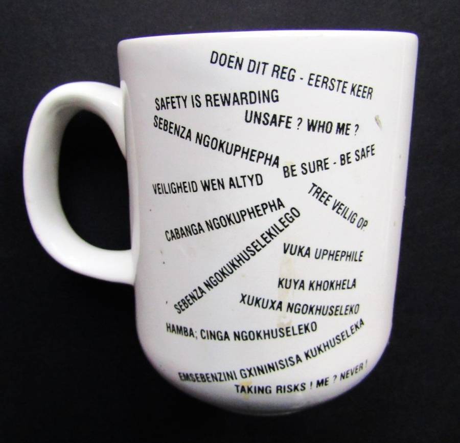 Old Spoornet Safety Mug