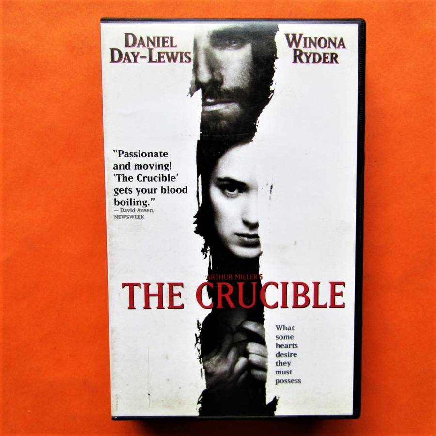 The Crucible - Daniel Day Lewis - VHS Tape (1997)