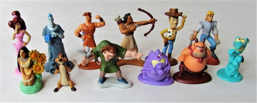 12 Disney Character Action Figures From the 90's