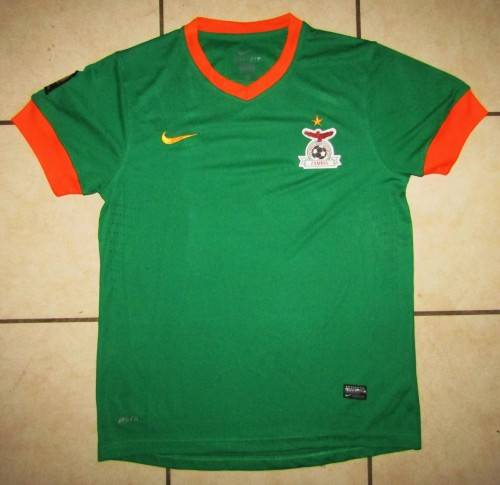 Old Zambia Football Association Nike Soccer Jersey