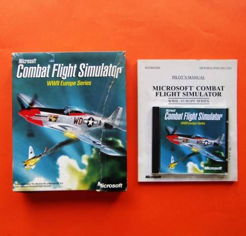 Microsoft Combat Flight Simulator - Big Box PC Game (1998)