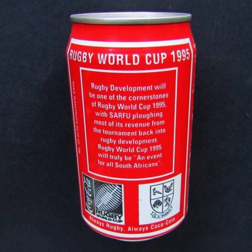 1995 Rugby World Cup Coca Cola Can