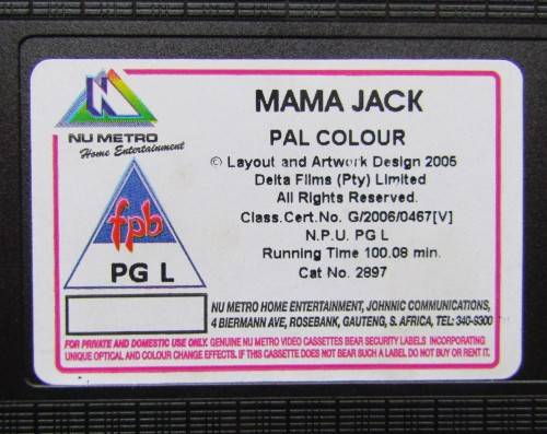 Mama Jack - Leon Schuster - VHS Tape (2006)
