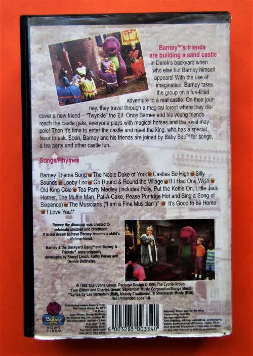 Barney`s Magical Musical Adventure - VHS Video Tape (1995)