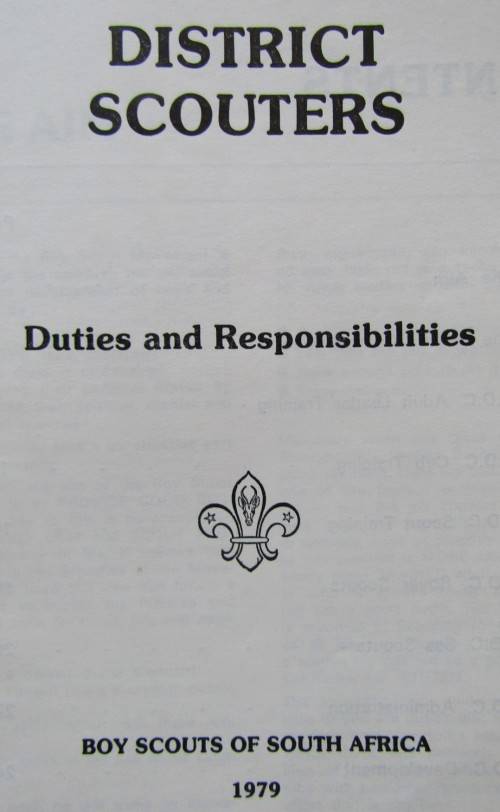 1979 Boy Scouts of South Africa Manual
