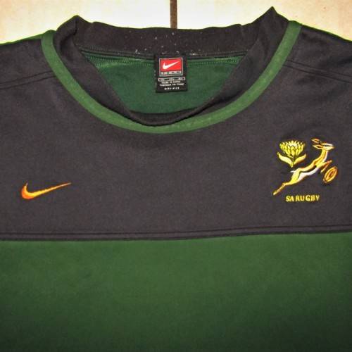 Old Nike Springbok Rugby Training Jersey - Size 3XL