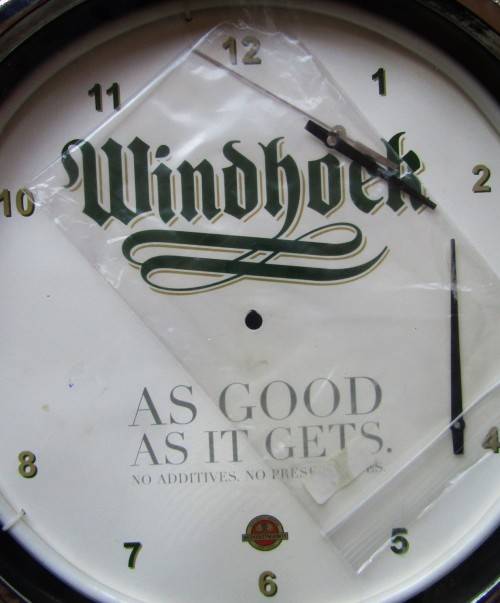Large Windhoek Beer Wall Clock