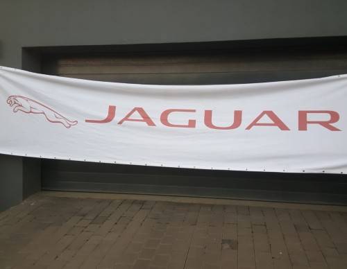 Huge Jaguar Motors Banner