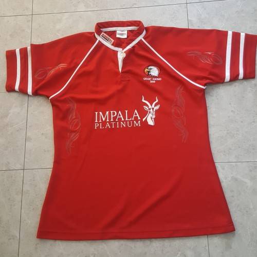 2009 Valke Grant Khomo Number 21 Players Rugby Jersey