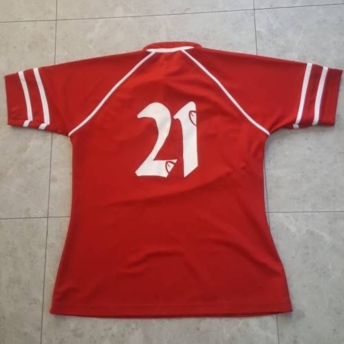2009 Valke Grant Khomo Number 21 Players Rugby Jersey