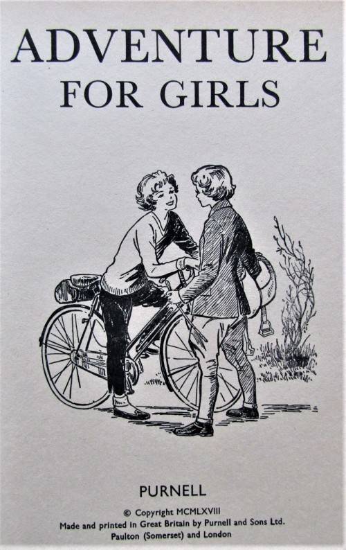 1968 Adventures for Girls Book
