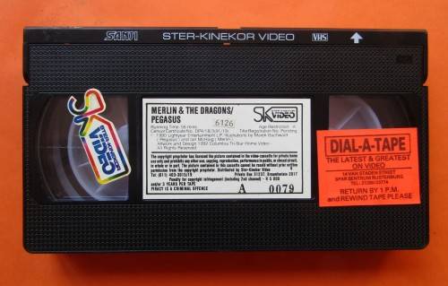 Merlin and the Dragons / Pegasus - VHS Video Tape (1992)