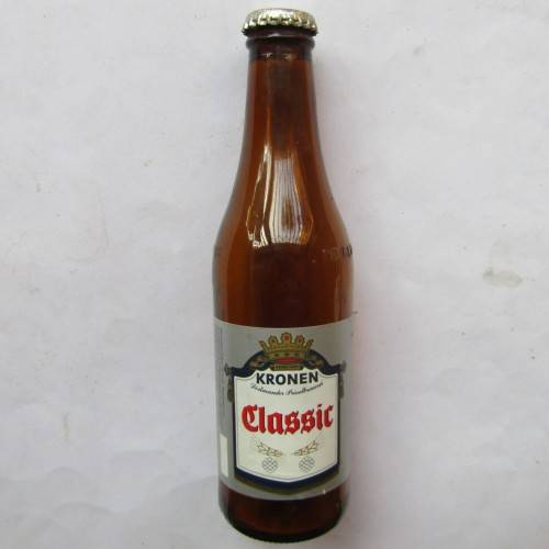 Old German Kronen Classic 0,33l Beer Bottle with Cap