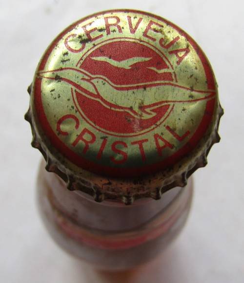 Old Portugal Cristal 33cl Beer Bottle with Cap