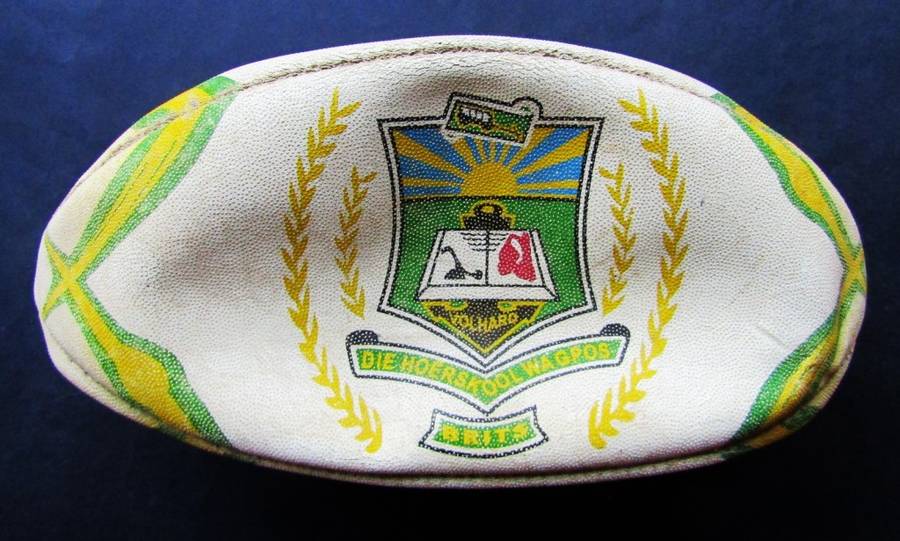 Old Brits Hoërskool Wagpos Full size Rugby Ball
