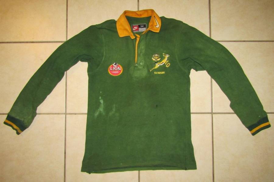 Old Nike Long Sleeve Springbok Rugby Jersey