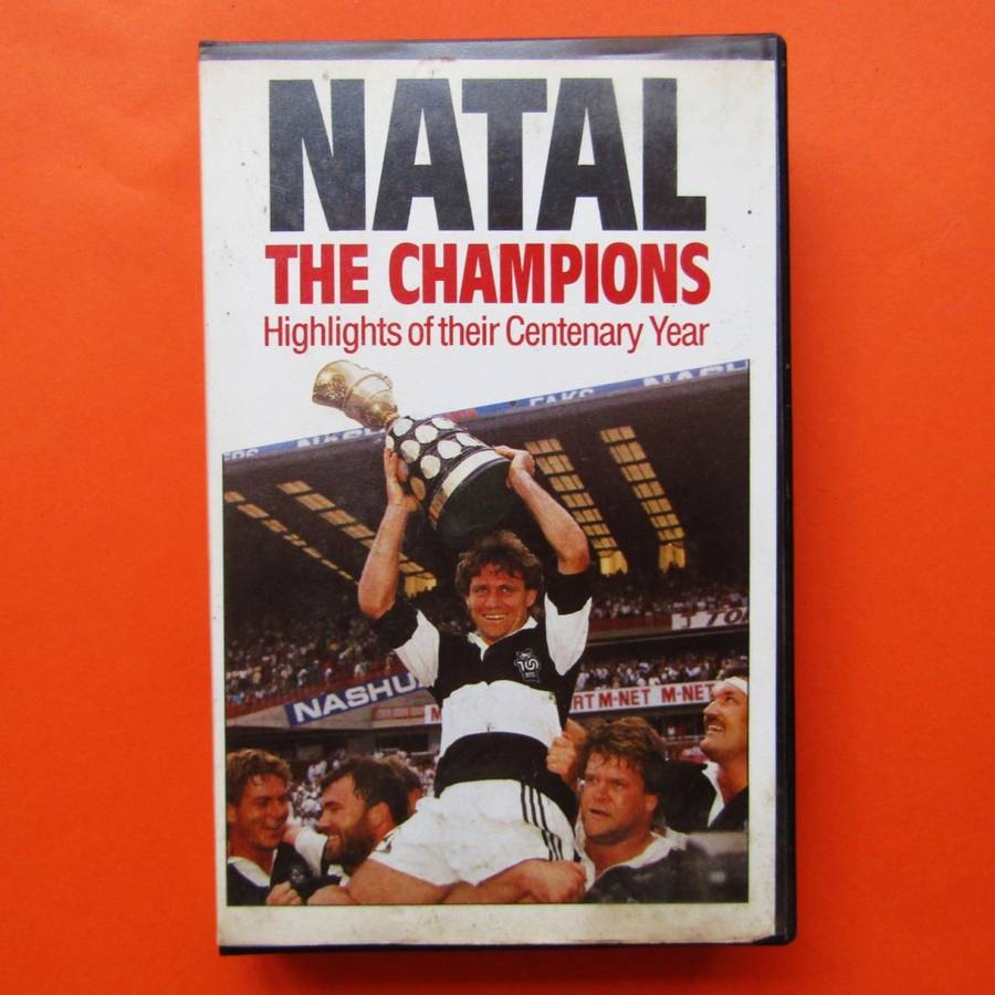 Natal - The Champions - Rugby VHS Video Tape from 1990