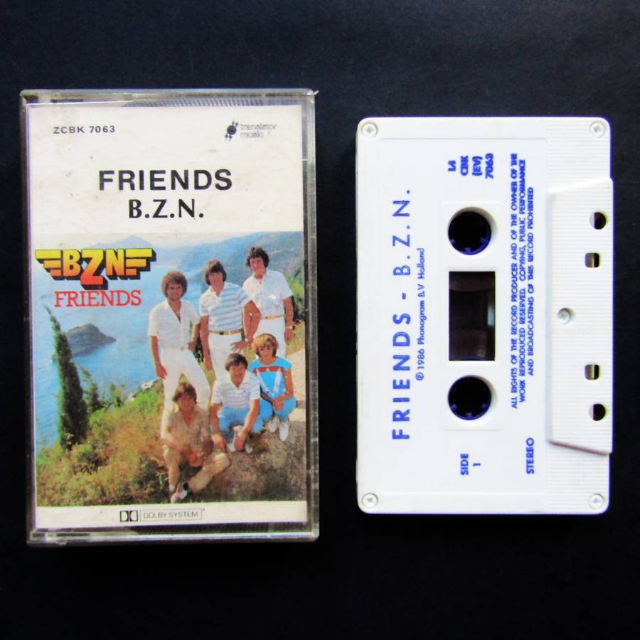 BZN - Friends - Music Cassette Tape (1986)