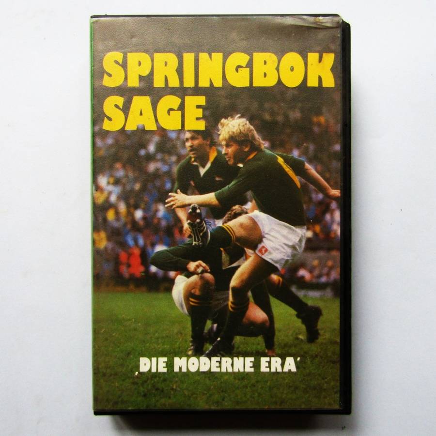 Springbok Sage - Rugby VHS Video Tape (1990)