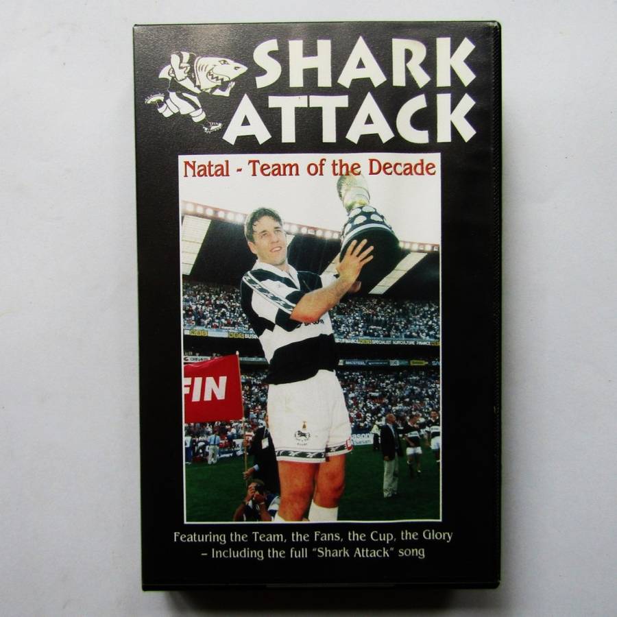 Shark Attack - Natal Rugby VHS Video Tape (1996)