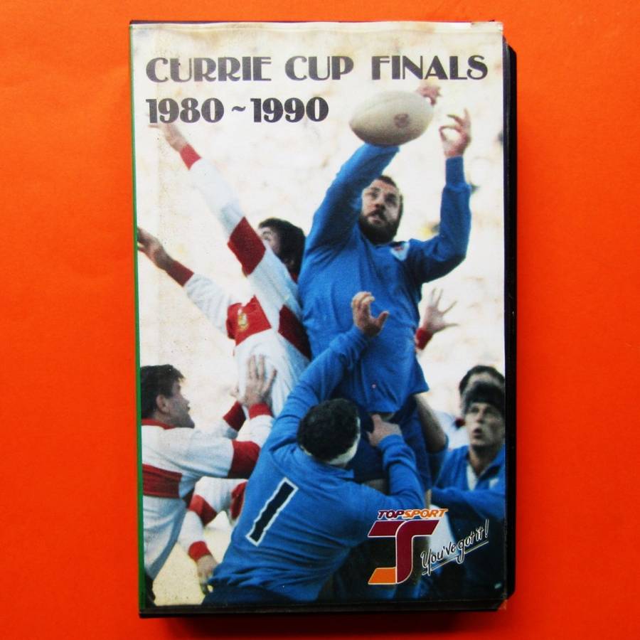 1980 - 1990 Currie Cup Finals - Rugby VHS Video Tape