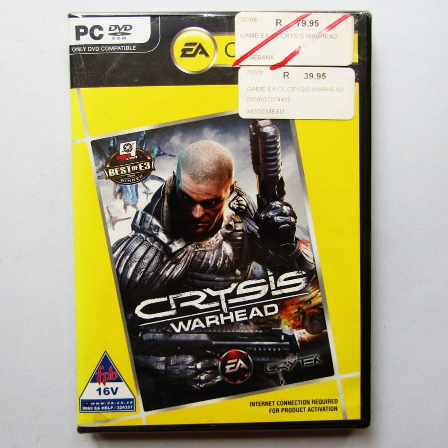 NEW Sealed - Crysis Warhead - PC Game