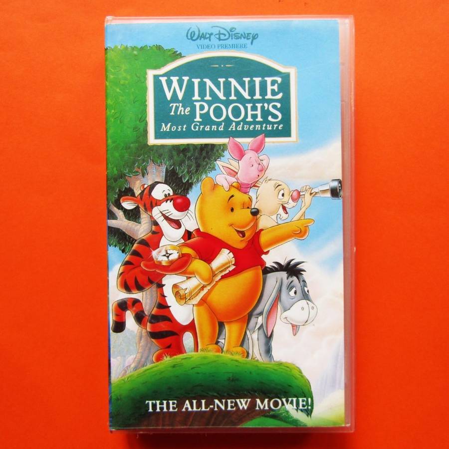 Winnie the Pooh`s Most Grand Adventure - Walt Disney VHS Tape (1998)