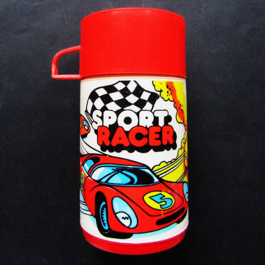 80`s Kids Sport Racer Thermos Flask by Aladdin