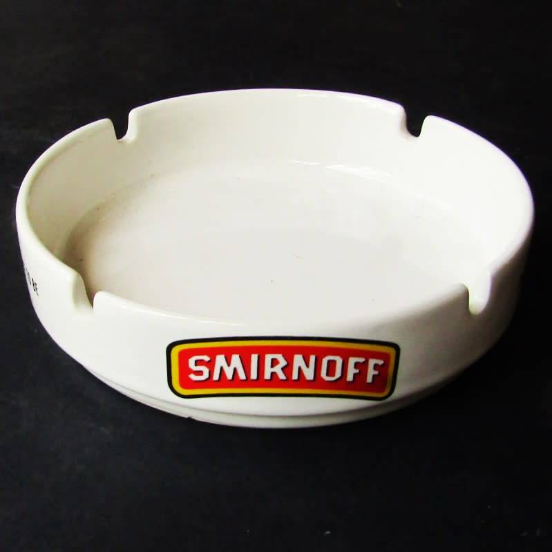 Old Smirnoff Vodka Ashtray