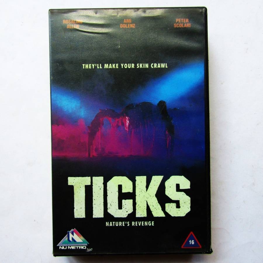 Ticks - Rosalind Allen - Horror Movie VHS Tape (1993)