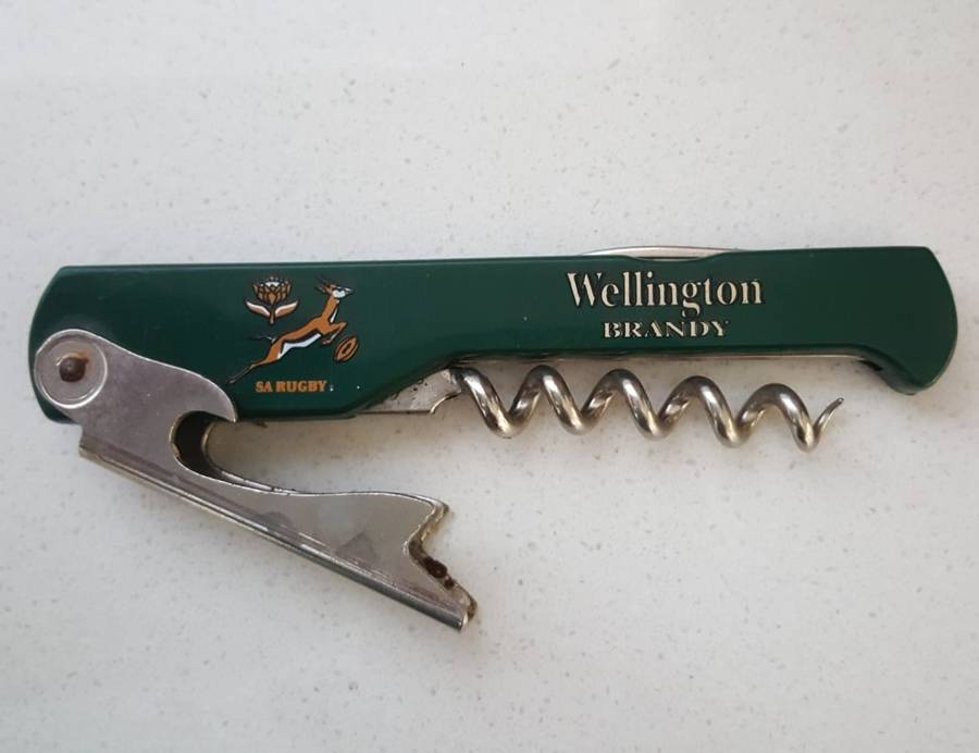 Old Wellington Brandy Springbok Rugby Bottle Opener