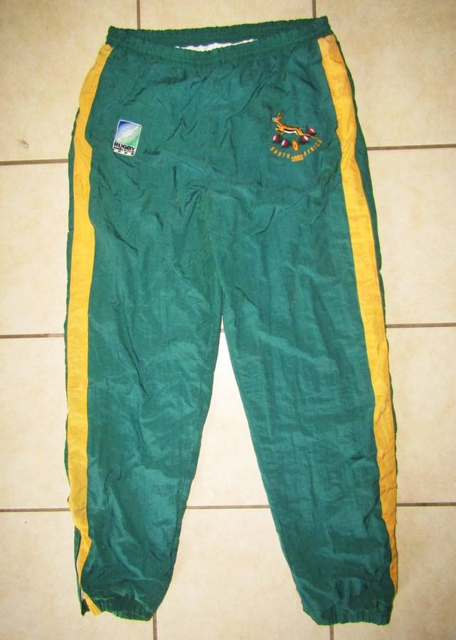 1995 World Cup Springbok Rugby Tracksuit Pants