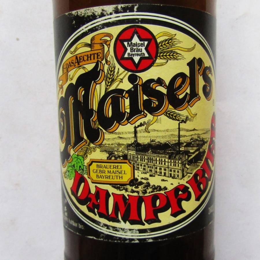 Old German Maisels Weisse Beer Bottle with Cap